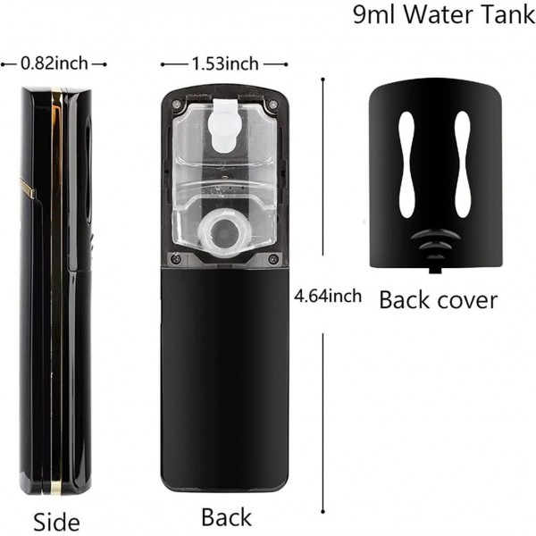 Kingsmile Exquisite Face Mister, Portable Nano Mist Sprayer, Facial Mister, Cool Face Moisturizing, Handy Hydrating Nano Mister for Lash Extensions, Skin Hydration Refreshing, Easy to Use and Carry